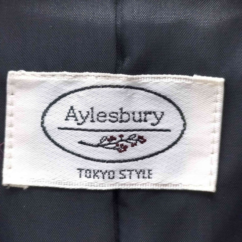 アリスバーリー Aylesbury フラワーデザイン サテンシャツジャケット レディース JPN:9号
